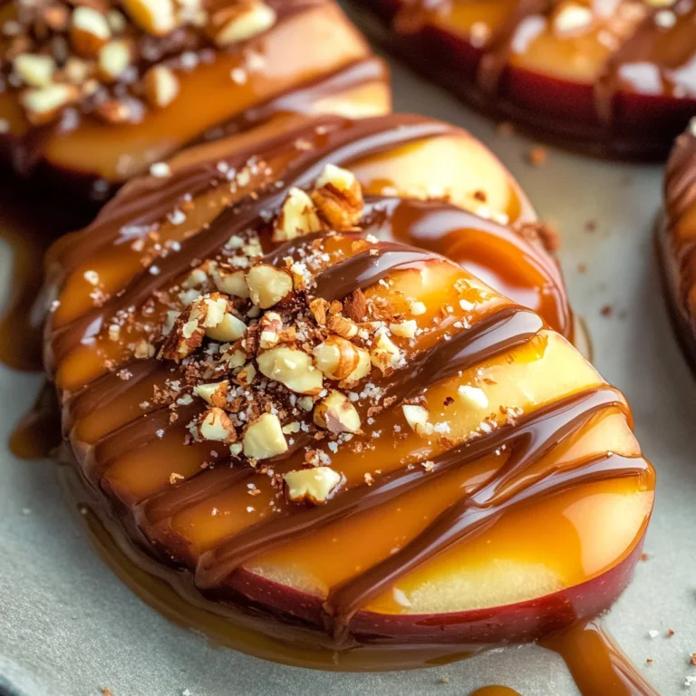 Caramel Apple Slices