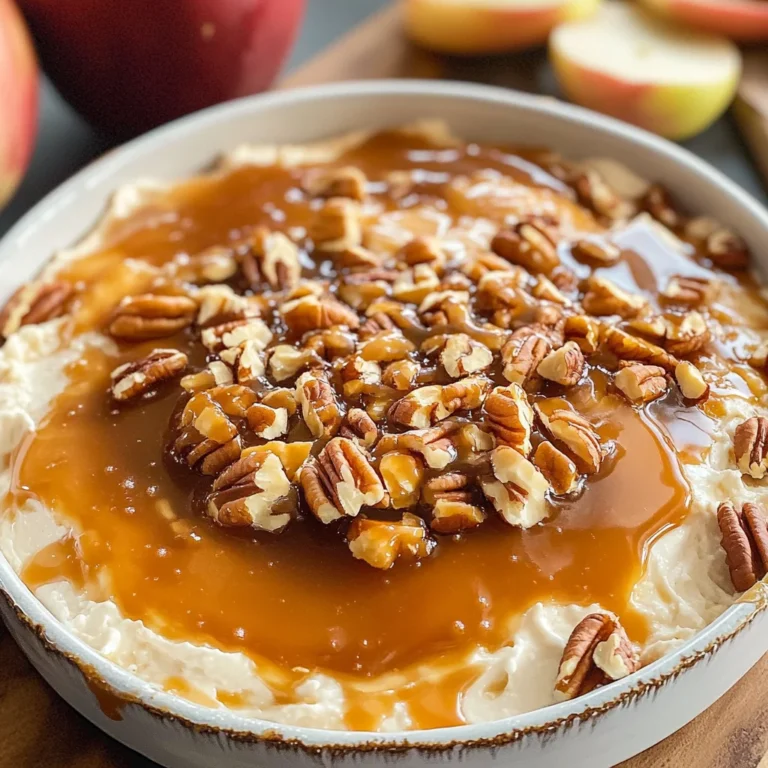 Caramel apple cheesecake dip recipe