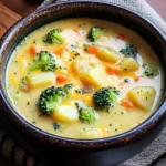 Cheddar Broccoli Potato Soup