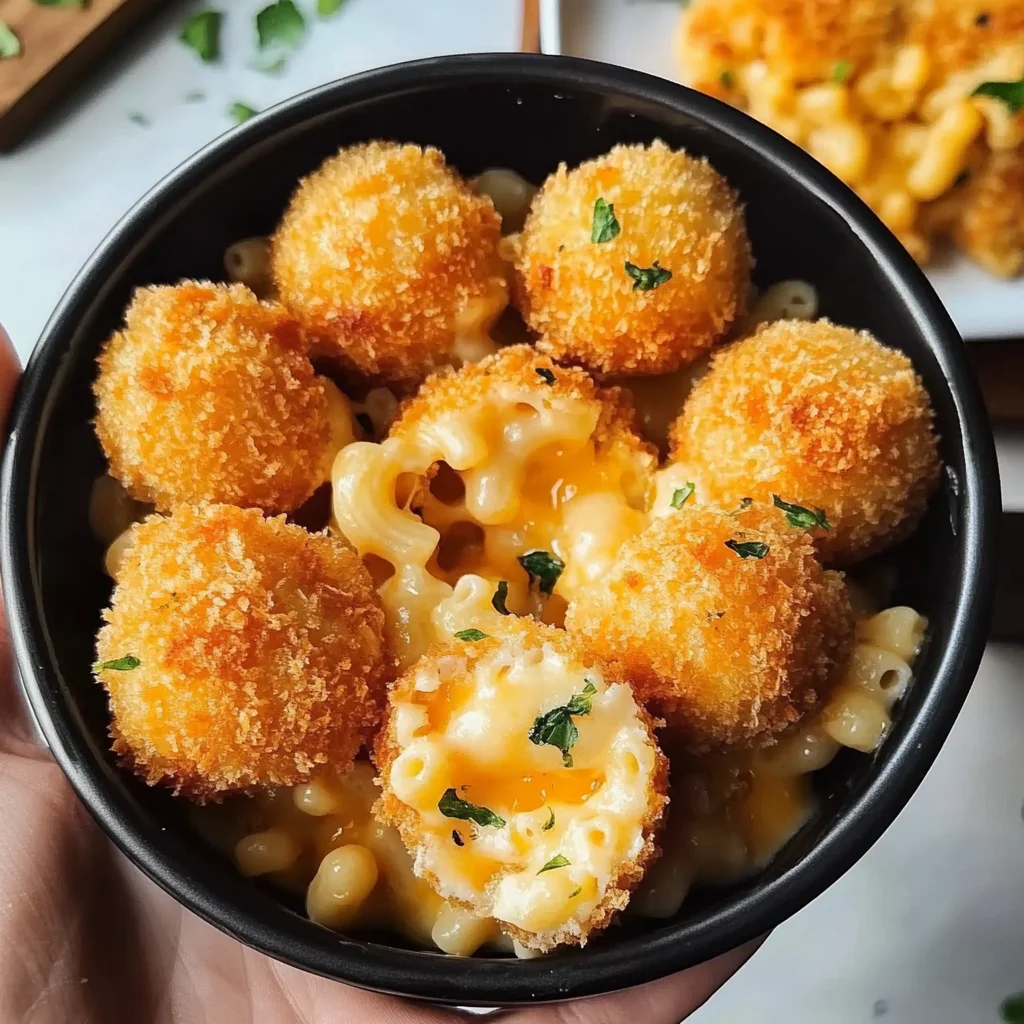 Cheesecake Factory Air Fryer Fried Macaroni and Cheese Balls