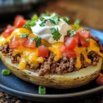 Cheesy Taco Potatoes