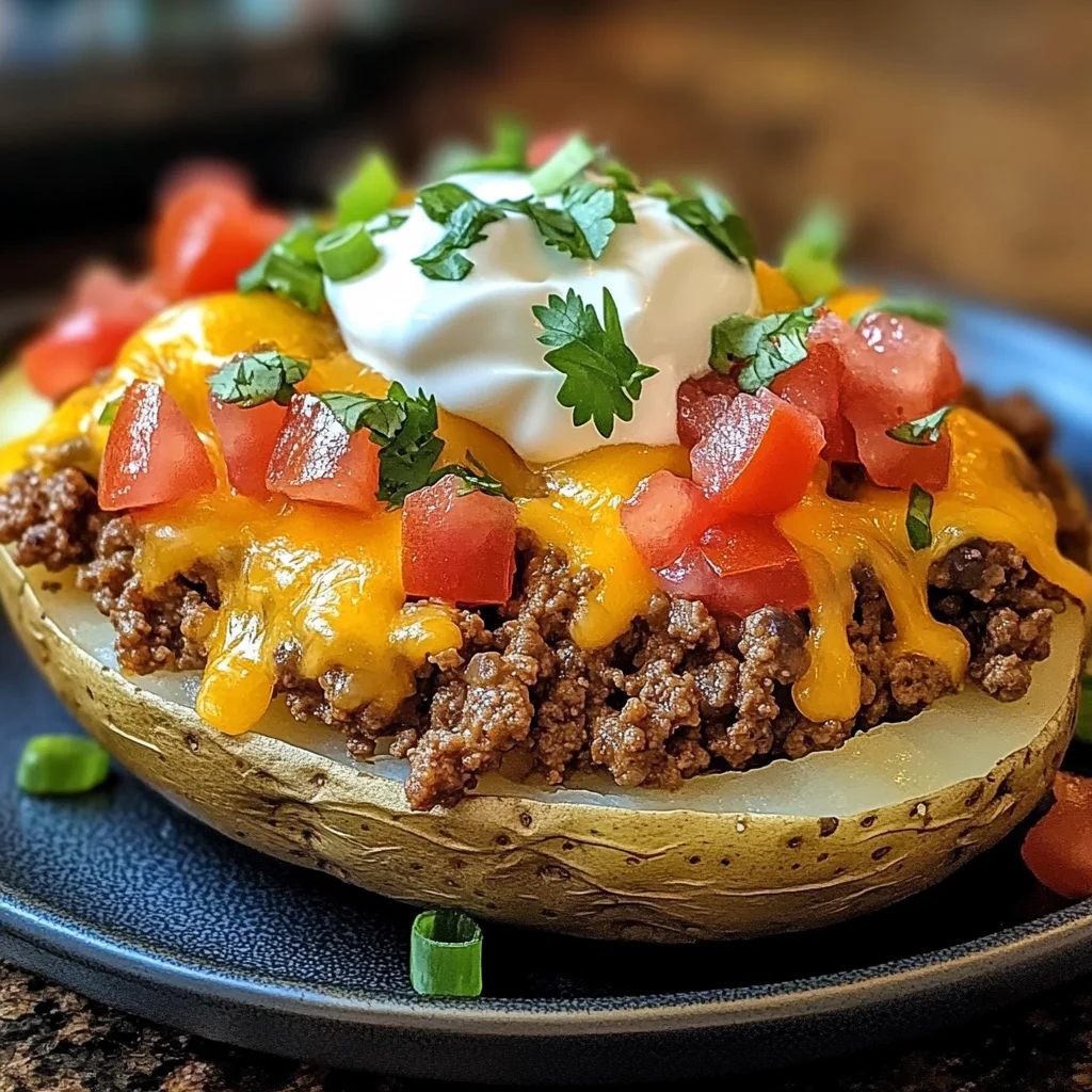 Cheesy Taco Potatoes