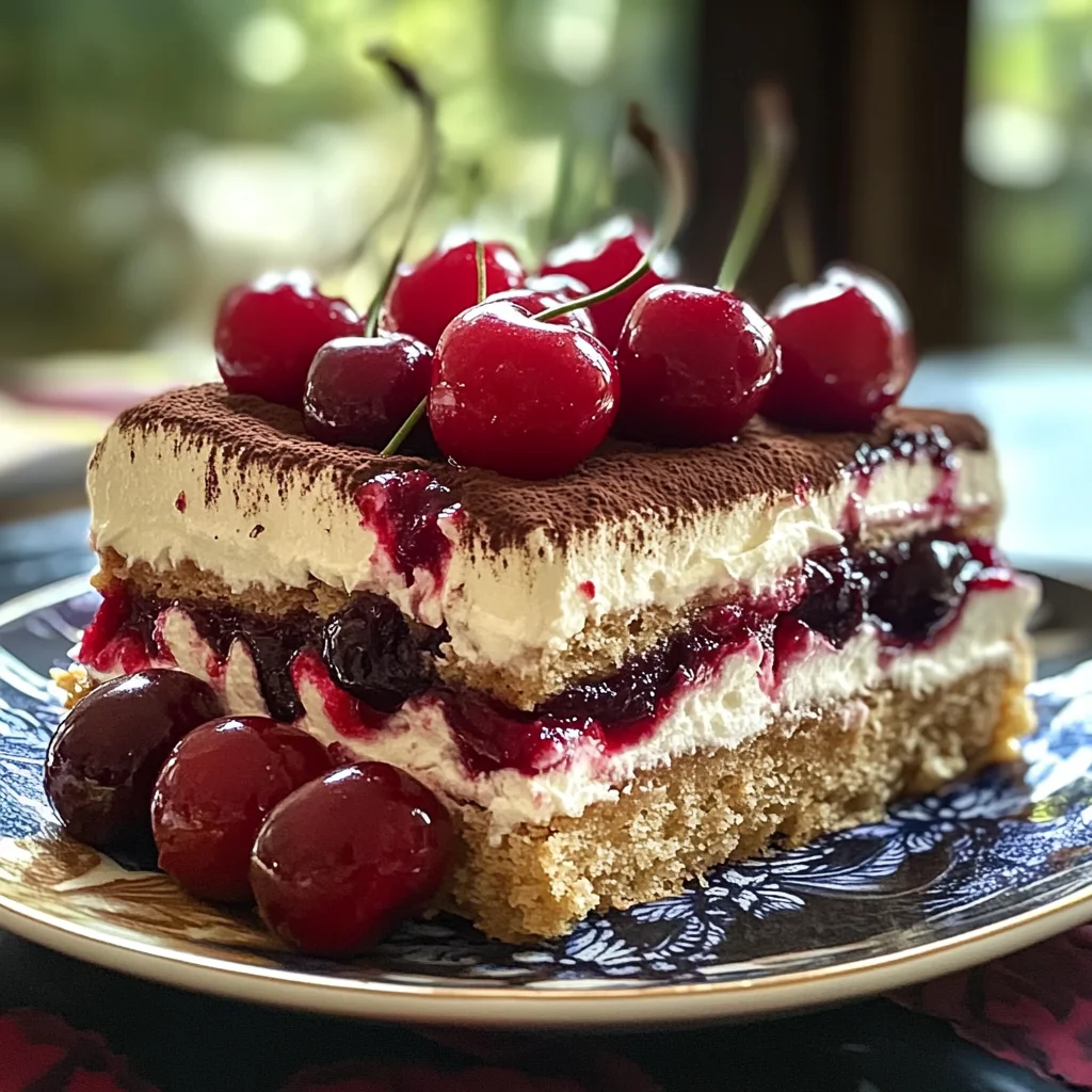 Cherry Amaretto Tiramisu Dessert: A Decadent Twist on a Classic Italian Treat
