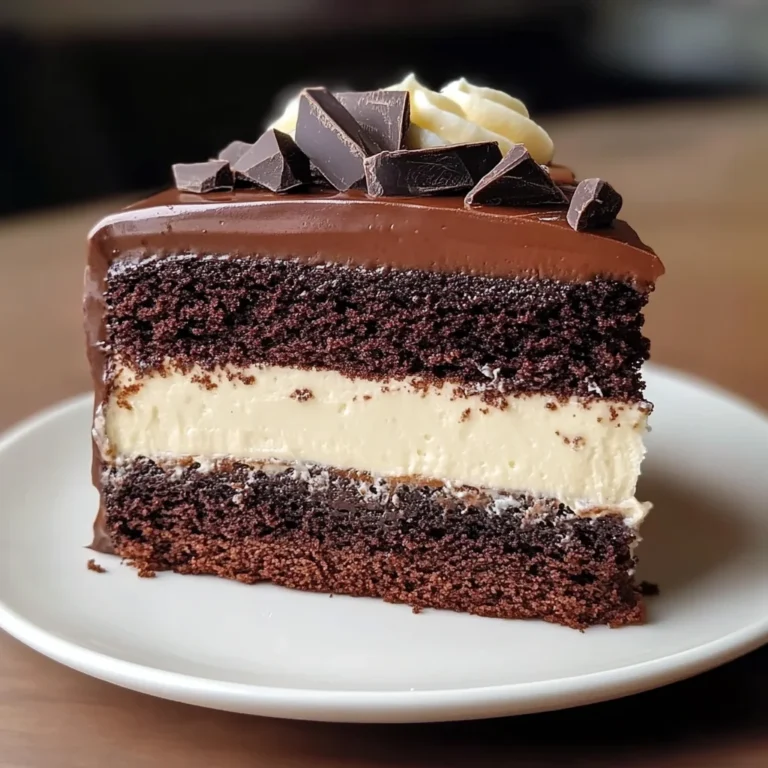 Chocolate Mousse Layer Cake