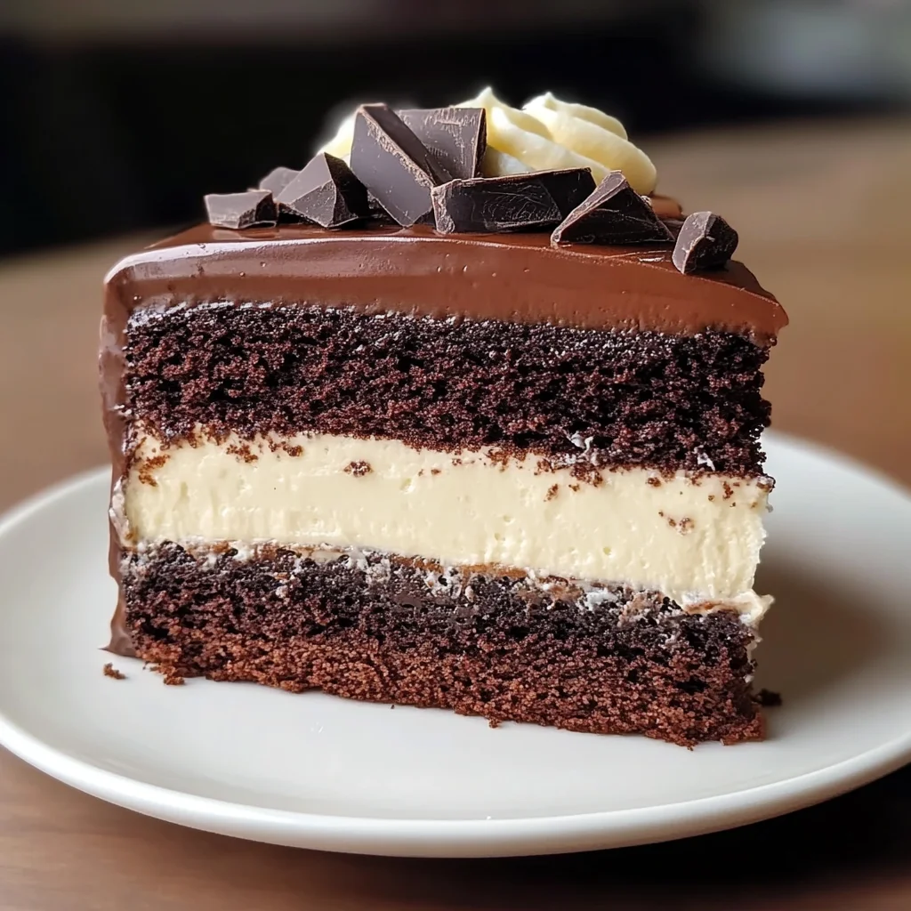 Chocolate Mousse Layer Cake
