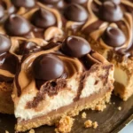 Chocolate Peanut Butter Swirl Cheesecake