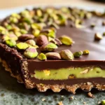 Chocolate Pistachio Ganache Tart Recipe
