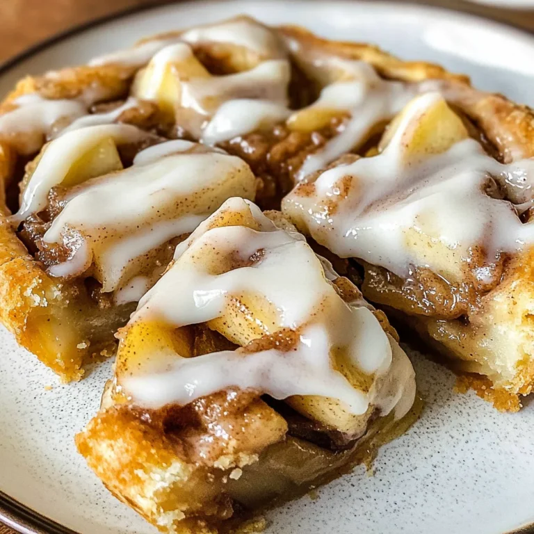 Cinnamon Roll Apple Pie
