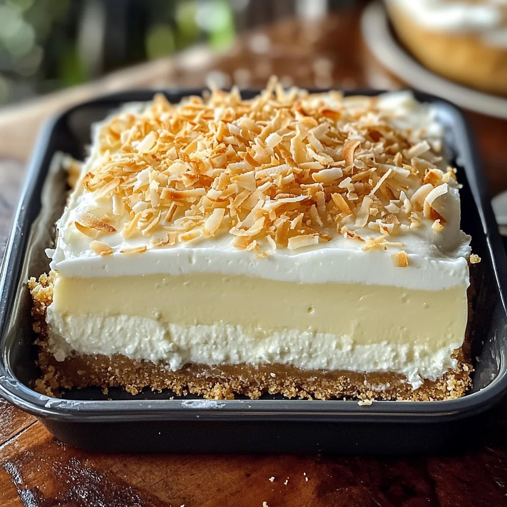 Coconut Cream Lush: A Creamy, No-Bake Dessert for Every Occasion
