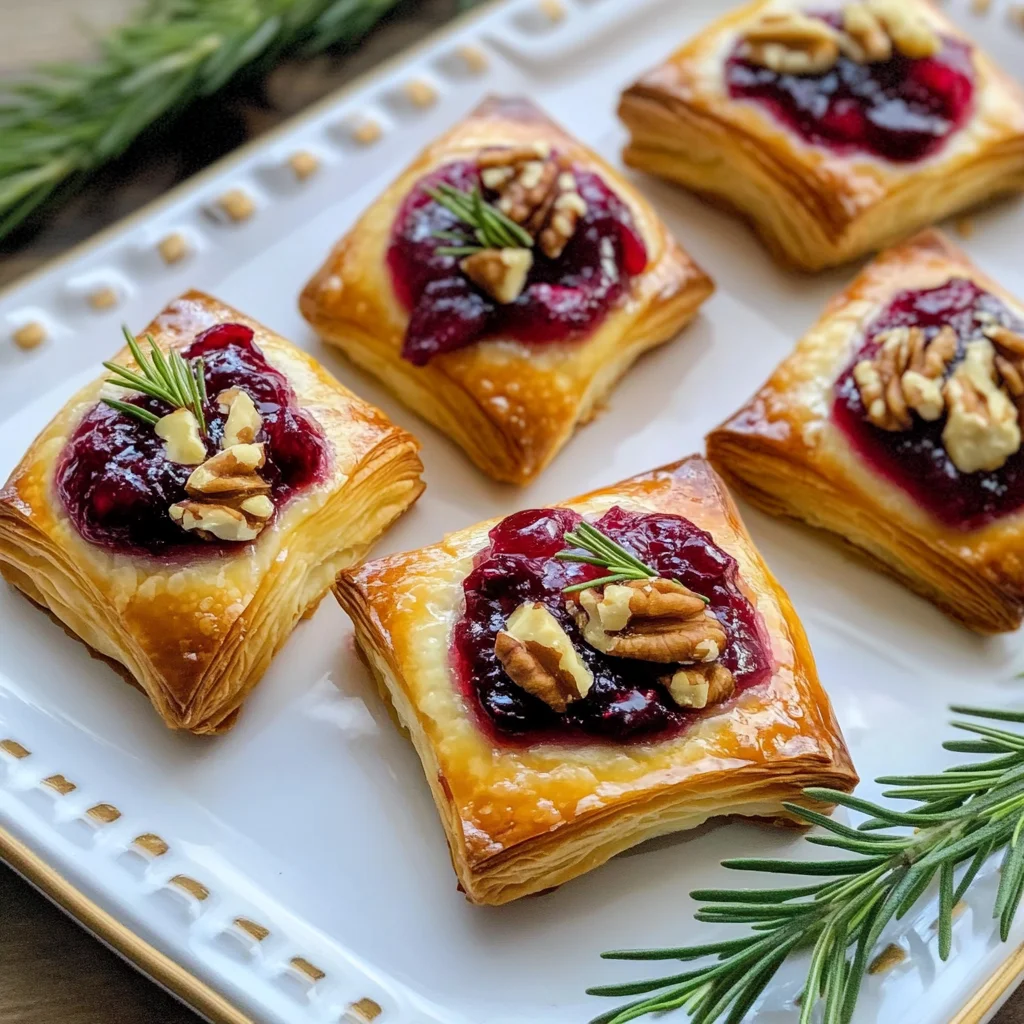 Cranberry Brie Bites