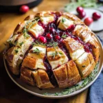Cranberry Brie Pull-Apart Bread