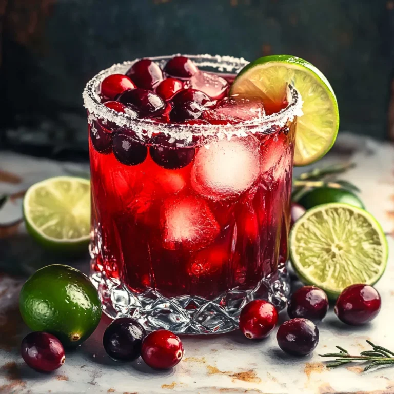 Cranberry Mistletoe Margaritas Recipe
