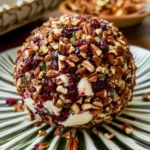 Cranberry Pecan Goat Cheese Ball