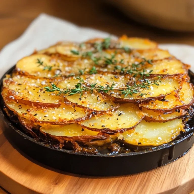 Crispy Balsamic-Thyme Potato Torte