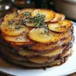 Crispy Balsamic-Thyme Potato Torte