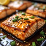 Crispy Honey Garlic Glazed Salmon Recipe