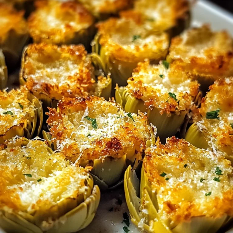 Crispy Parmesan Artichoke Hearts