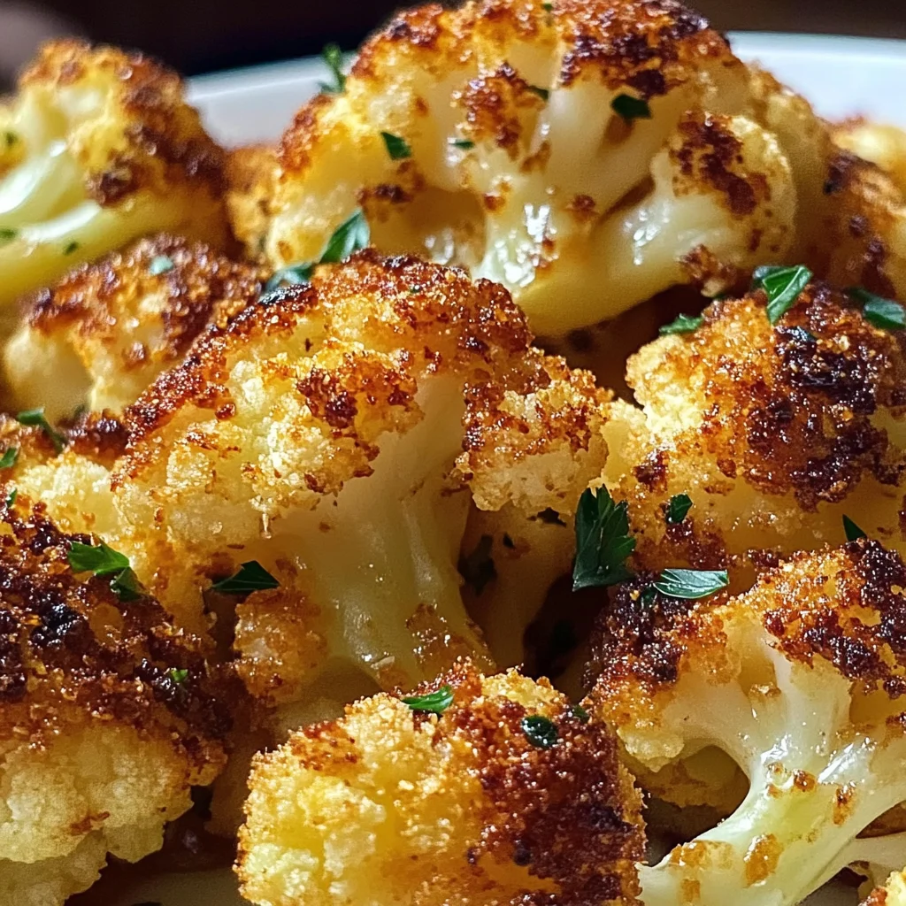 Crispy Roasted Cauliflower