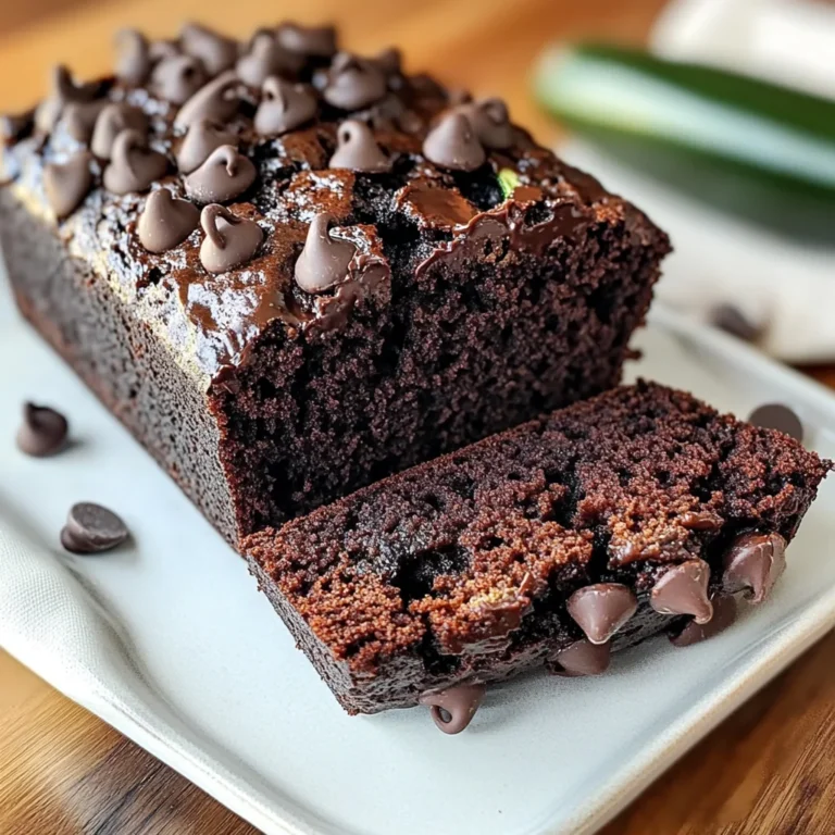 Double Chocolate Zucchini Bread