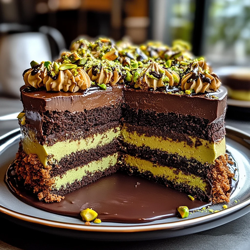 Dubai Chocolate Cake
