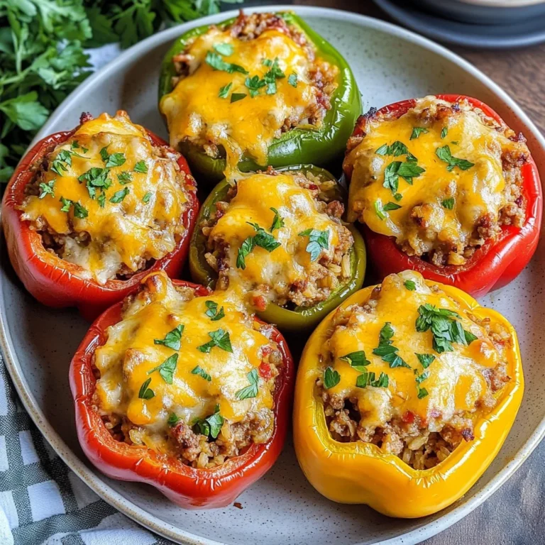Easy Stuffed Bell Peppers Recipe