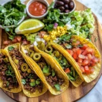 Easy Taco Recipe Dinner Board