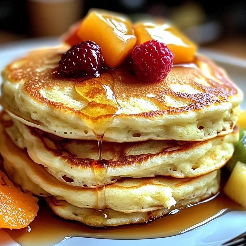 Flourless Cottage Cheese Pancakes
