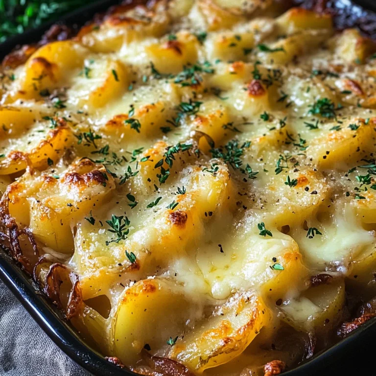 French Onion Potato Bake