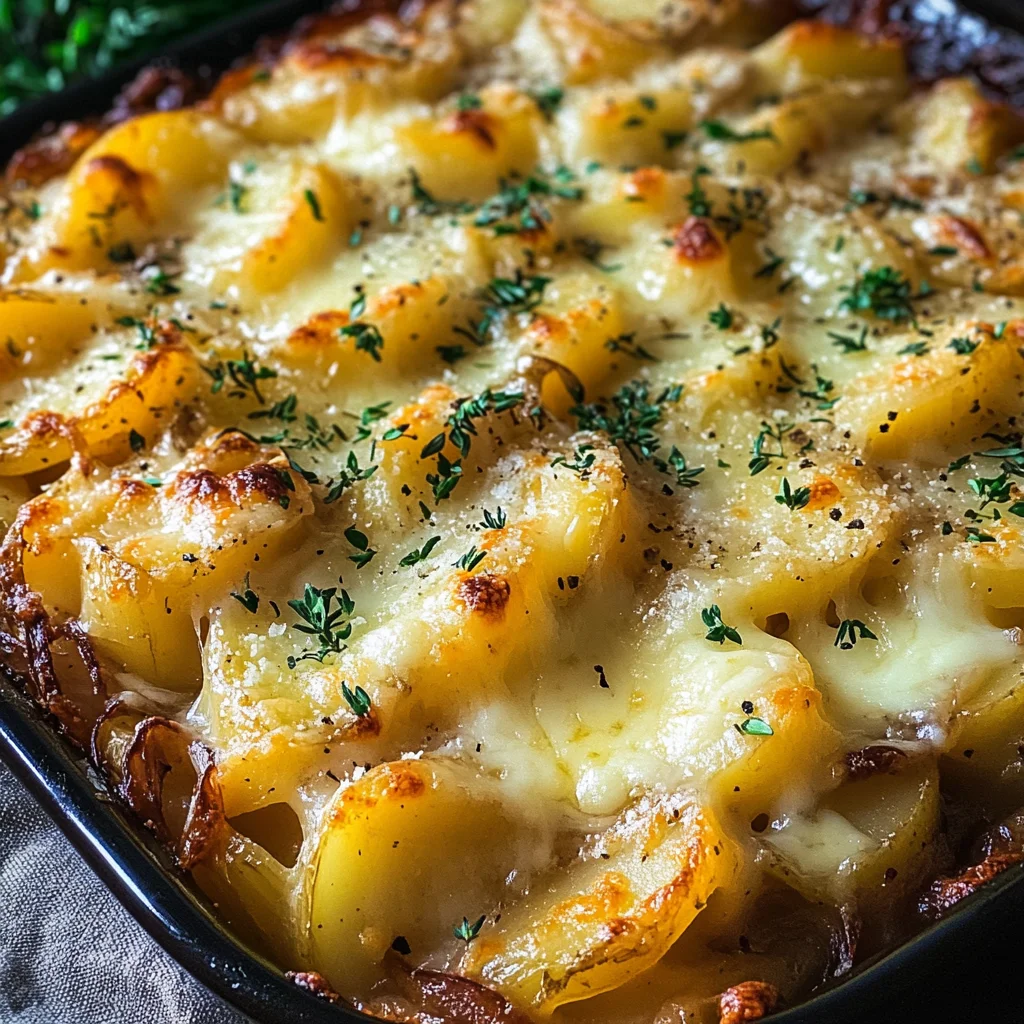 French Onion Potato Bake