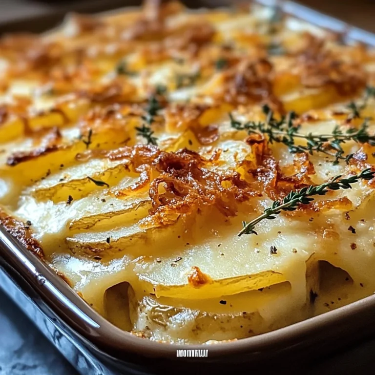 French Onion Potato Bake