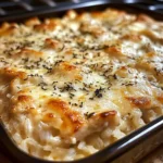 Garlic Butter Chicken and Rice Casserole 30 Minutes Easy Delicious