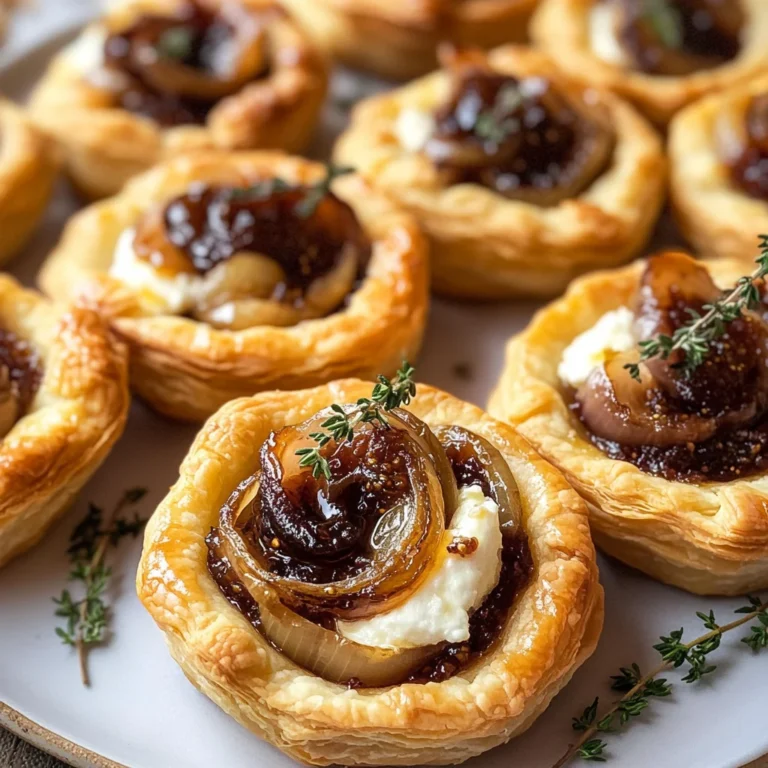 Goat Cheese and Fig Puff Pastry Tarts