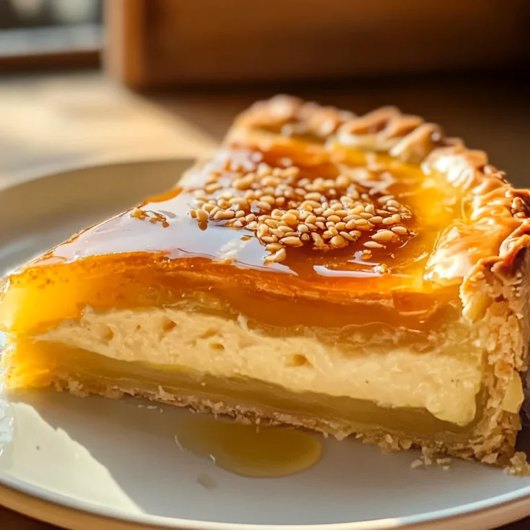 Golden Greek Honey Pie (Melopita)