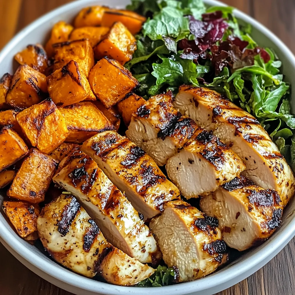 Grilled Chicken & Sweet Potato Bowl