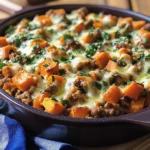 Ground Turkey Sweet Potato Bake Recipe