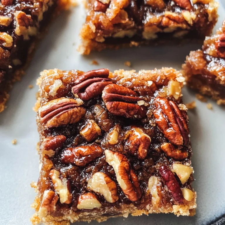 Healthy Gluten-Free Pecan Pie Bars