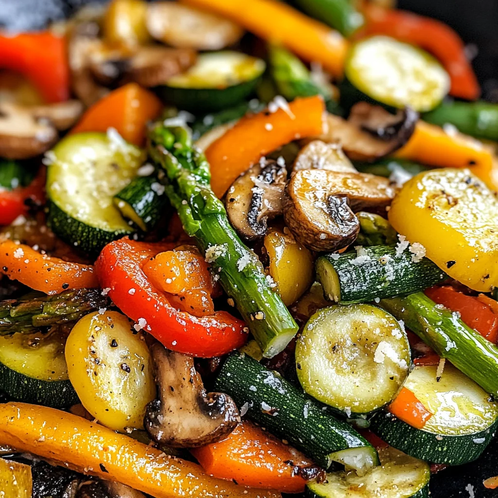 Healthy Sauteed Vegetables Recipe