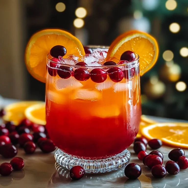 Holiday Spiked Punch Cocktail Recipe