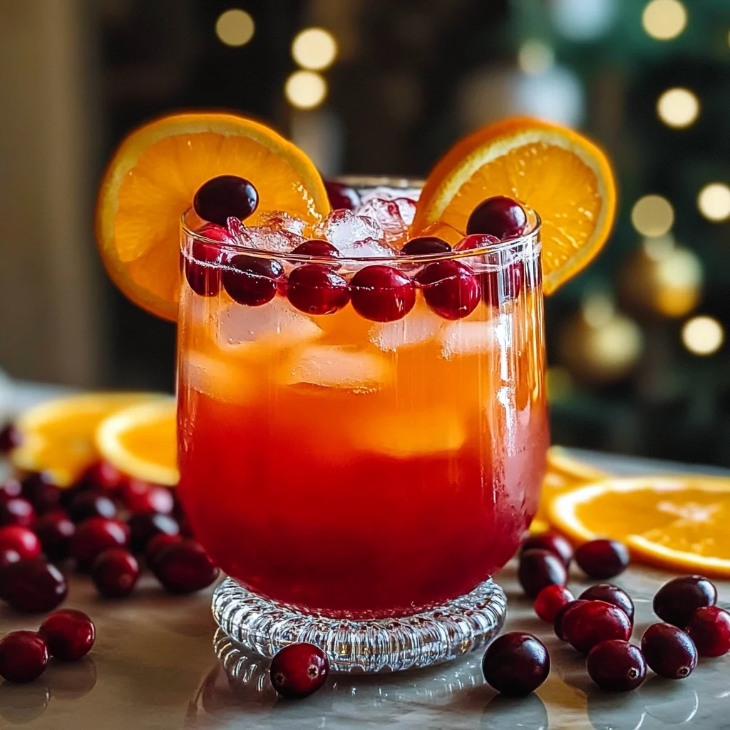 Holiday Spiked Punch Cocktail Recipe