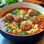 Italian Meatball Soup: Comfort in a Bowl