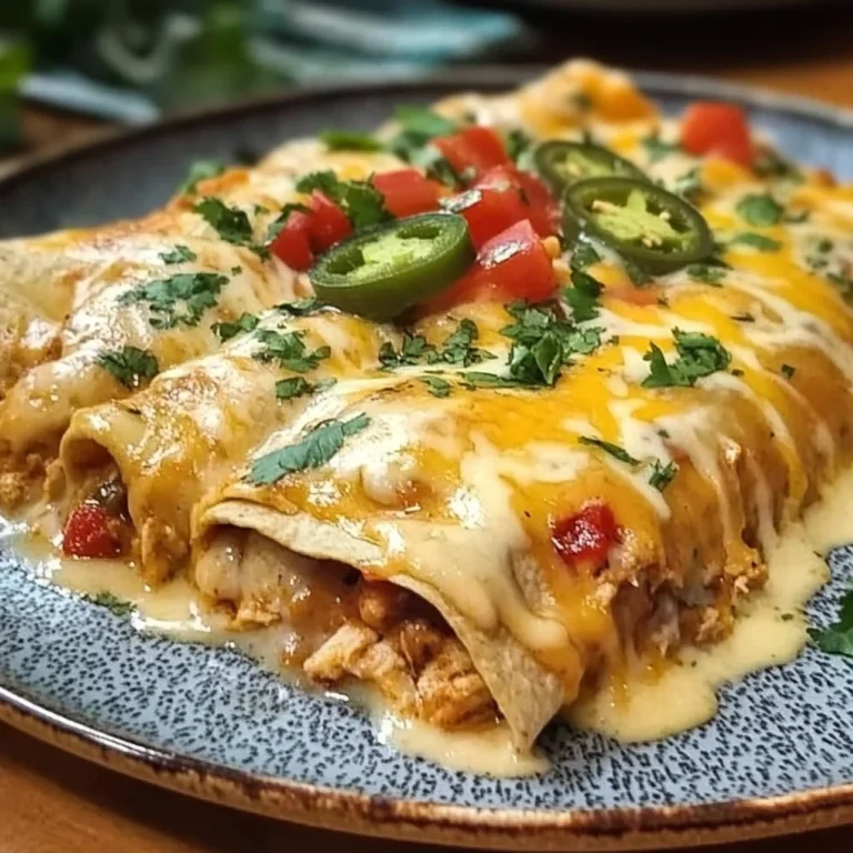 Jalapeño Popper Cheesy Chicken Enchiladas : Creamy, Spicy, and Irresistibly Flavorful!