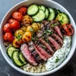 Mediterranean Steak Bowl Recipe
