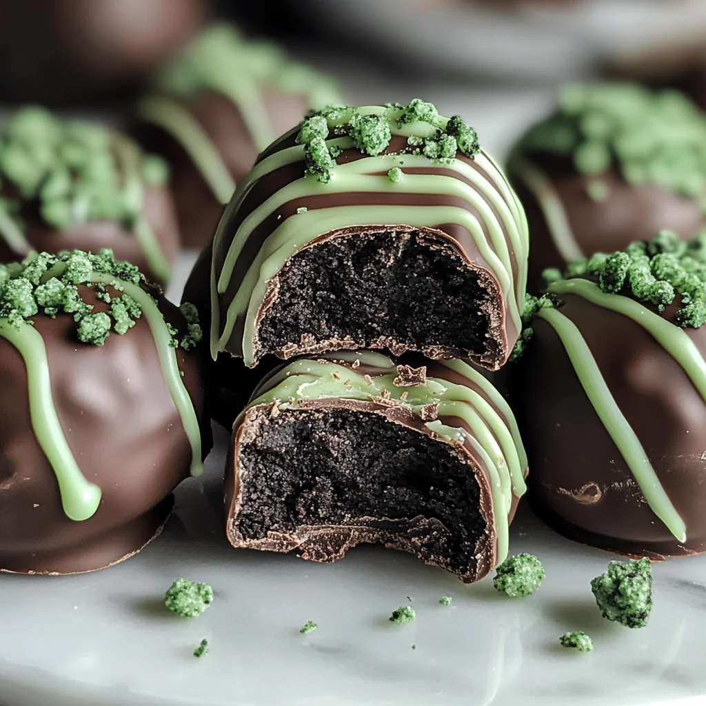 Mint Oreo Truffles