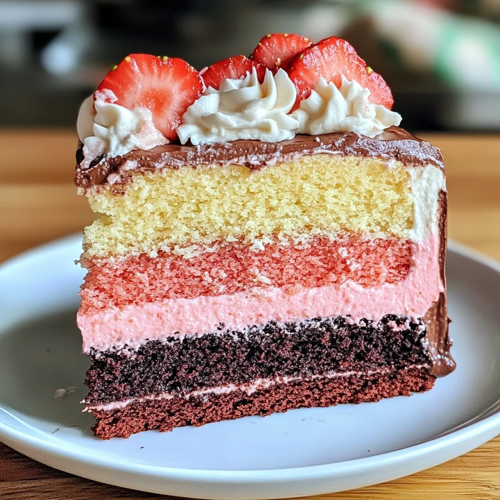 Neapolitan Cake