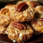 No-Bake Coconut Pecan Praline Cookies