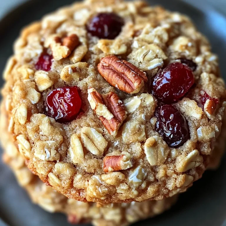 Oatmeal Cranberry Pecan Cookies