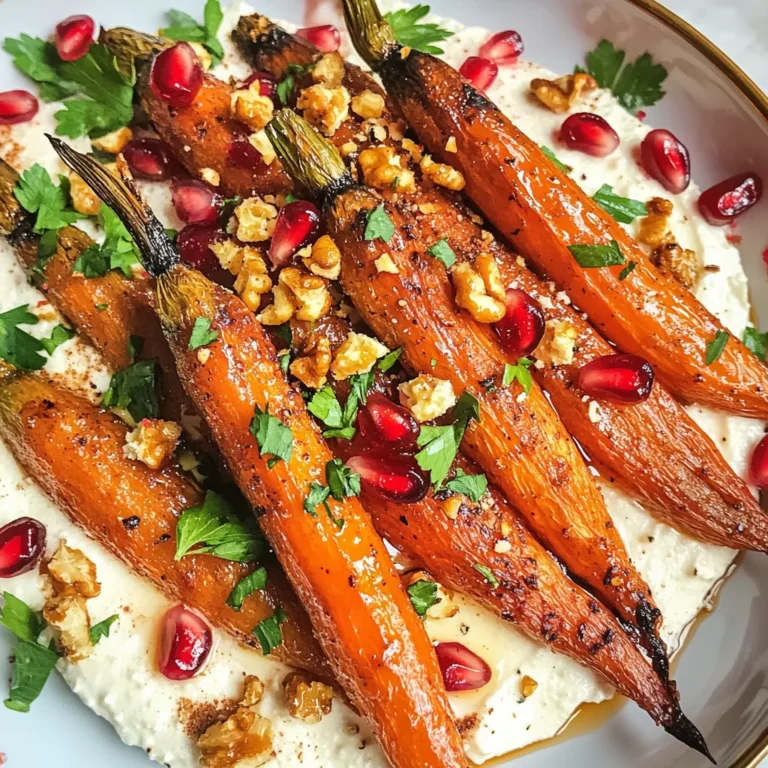 Roasted Carrots with Vegan Ricotta