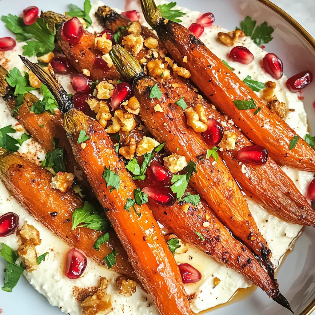 Roasted Carrots with Vegan Ricotta
