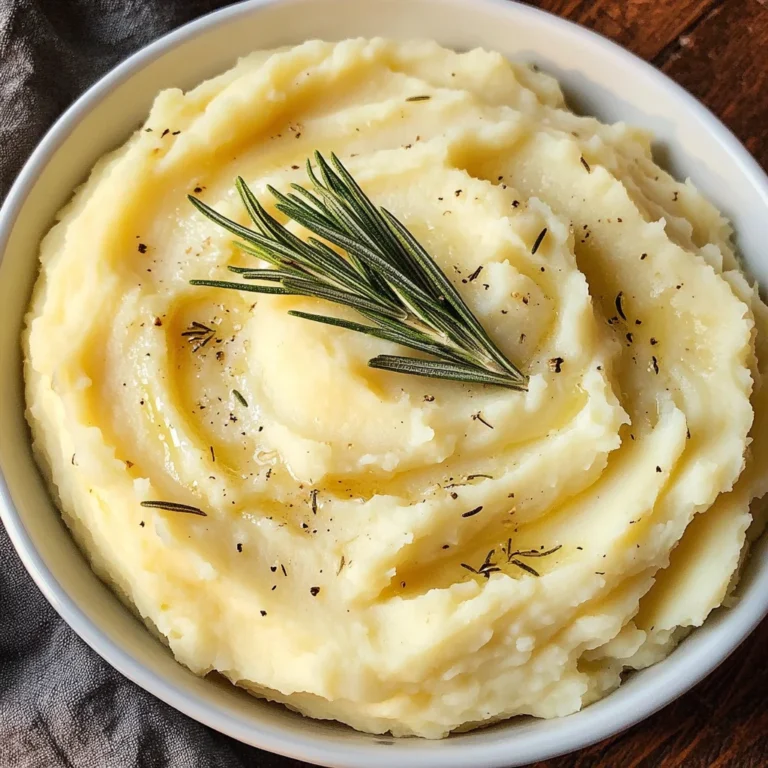 Rosemary Garlic Mashed Potatoes