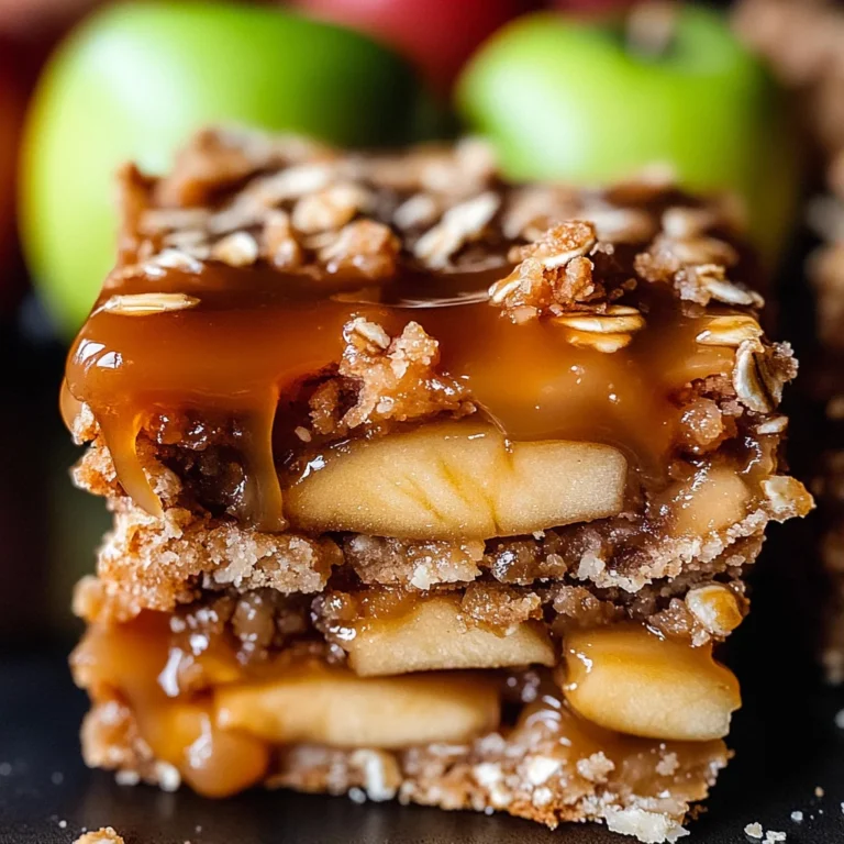 Salted Caramel Apple Pie Bars